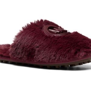 New Michael Kors Women's Ada Round Toe Charm Slippers. Size 9. Oxblood.